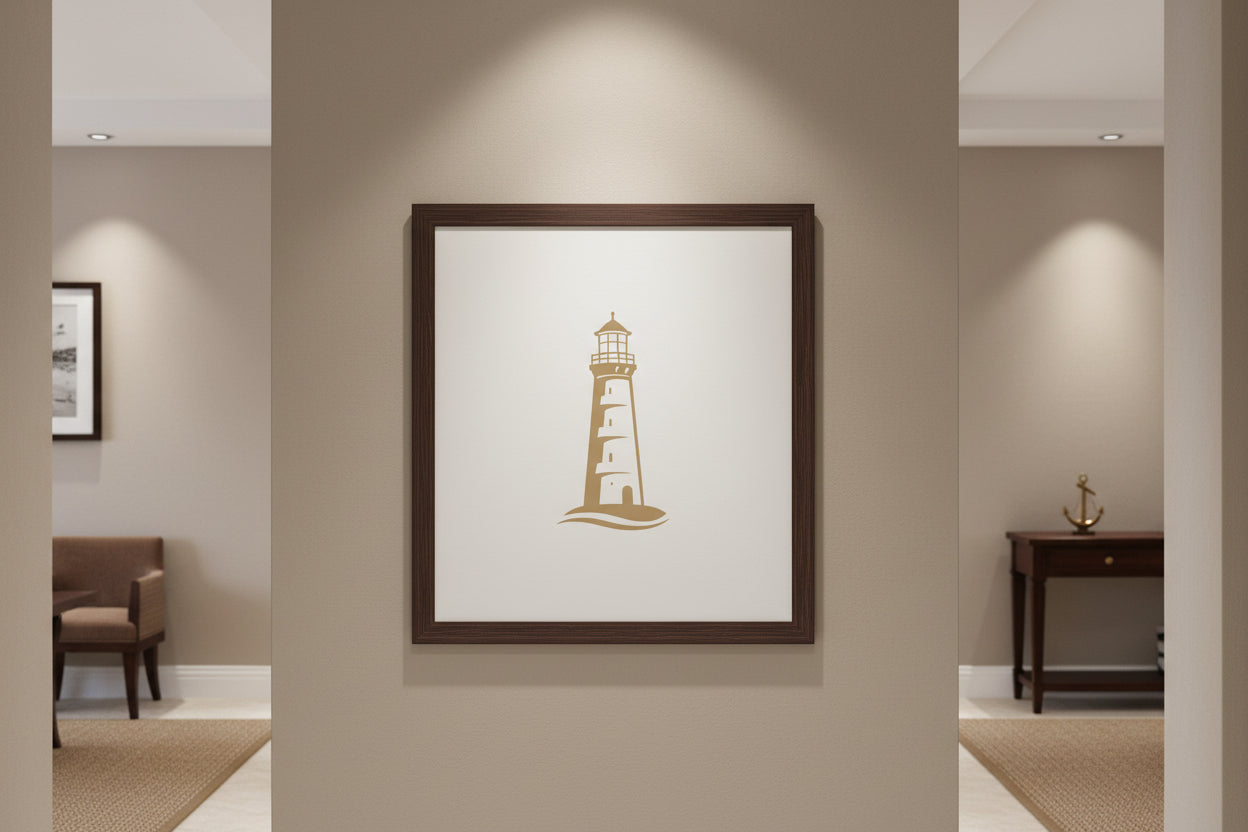 Leuchtturm Poster 70×100 cm – Premium Wandbild in Museum-Qualität