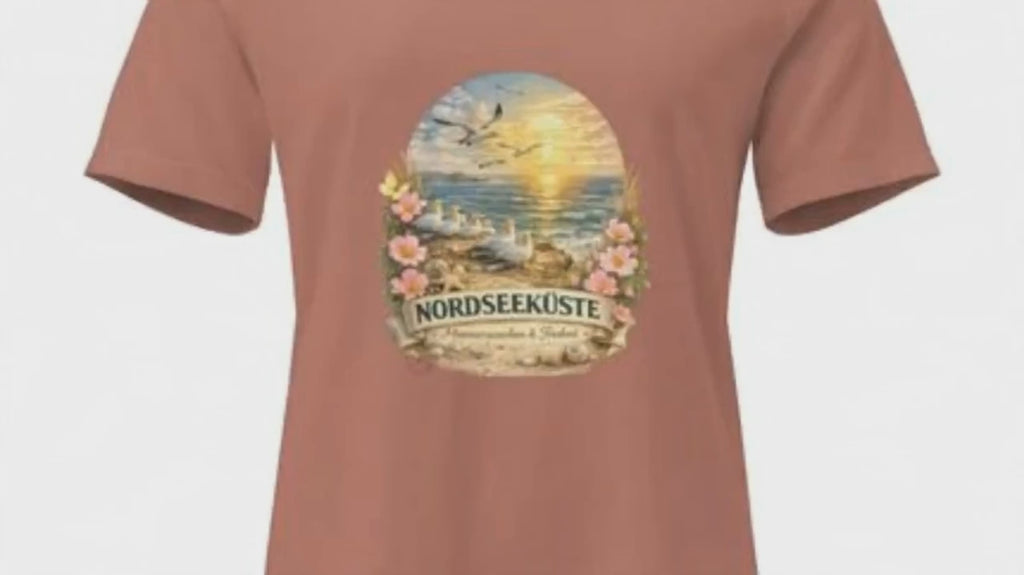 Damen T-Shirt locker geschnitten aus weicher Baumwolle